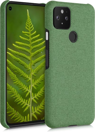 kwmobile hoesje geschikt voor Google Pixel 5 - beschermhoes van stof - groen
