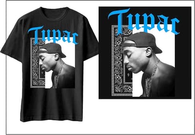 Tupac - Only God Can Judge Me Heren T-shirt - M - Zwart