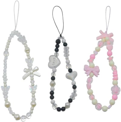 Allecto - Telefoon bedels set - Mobiele telefoon accessoires - Unisex - Kunststof - Decoratie - Charmante stijl - Geschikt voor telefoons en tassen