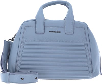 MANDARINA DUCK Leren Handtas Schoudertas I-Con Tote Waterfall Grijs