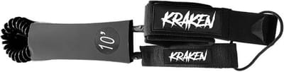 KRAKEN Leash SUP Enkelkoord | Veiligheid touw voor Supboards | Universeel Hoge Kwaliteit SUP-board veiligheidskoord voor enkel | Voorkom verlies van uw SUP board | Draag altijd de veiligheids-Leash tijdens het suppen. Zo drijft de Supplank nooit weg!