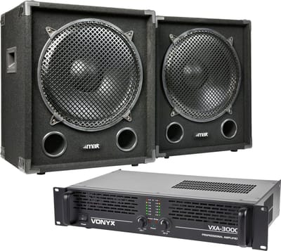 MAX 'Dark Night 15SUB' subwooferinstallatie - 2400W max.