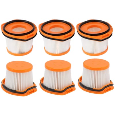 6 Stuks Stofzuigerfilter Vervanging voor Shark WS620 WS630 XFFWV360 Vloerreinigingsmachine Reserveonderdelen orange