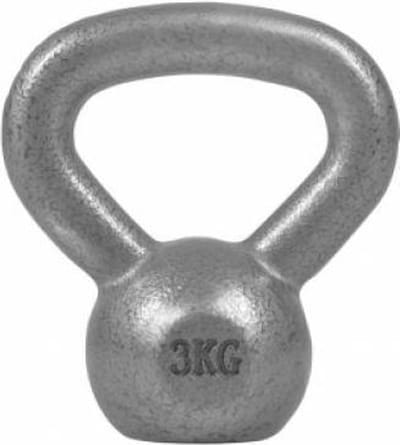 Gorilla Sports Kettlebell - Gewicht - Kettle Bell - Gietijzer - 3 kg