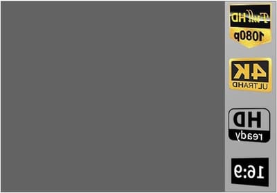 Projectiescherm - Draagbaar scherm - Thuisbioscoop - Anti-licht coating - 100 inch - Grijs