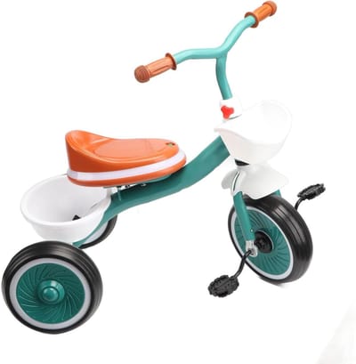 Peutertrike - Kinderdriewieler - Buiten spelen - Uniek ontwerp - 54 x 33 x 24 cm - Felle kleuren