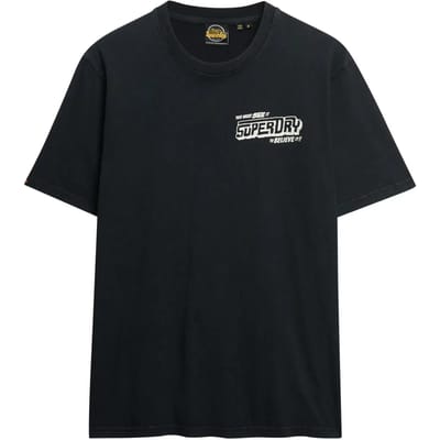 Superdry - B-Movie grafisch T-shirt met losse pasvorm - Heren - T-shirts