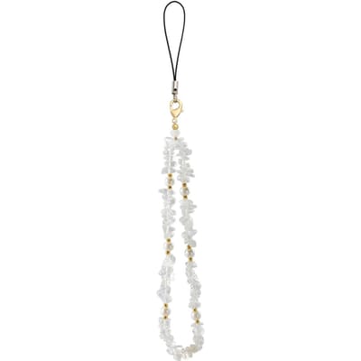 Natuurlijke Graniet Kralen Mobiele Telefoon Ketting Nieuwe Parel Mode Kristal Agaat Ruwe Steen Mobiele Telefoon Lanyard