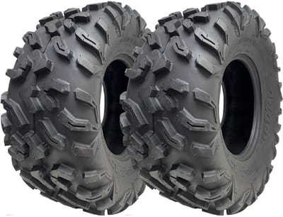 27x11.00-12 ATV-band 275/70-12 8-laags P0359 OBOR Cypress 76J, goedgekeurd voor de openbare weg (set van 2)
