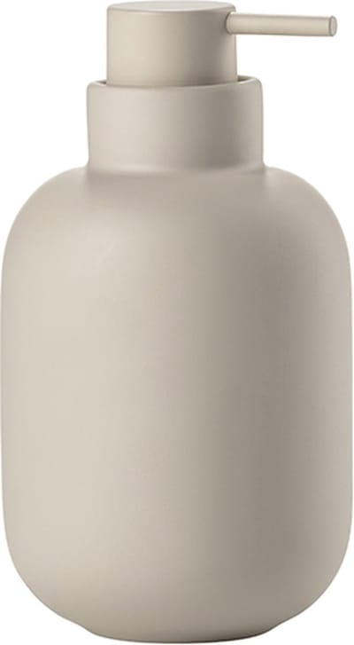 Zone Denmark Sensu Zeepdispenser - Zeeppompje Vrijstaand - Zeeppomp voor Badkamer, Keuken & Toilet - Toilet & Badkamer Accessoires - 300 ml - 13 x 7,5 cm - Sand