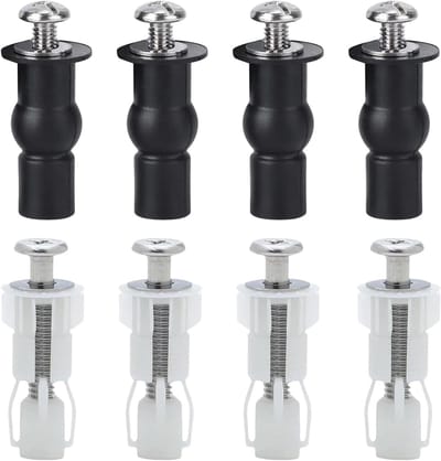 8-delige toiletbril bevestigingsset, toiletbril montage accessoires, stevige toiletbril bevestigingsbouten voor een veilige installatie