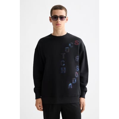 Scotch & Soda Loose Fit Applique Sweatshirt Meteorite Taglia: XXL | Maglioni a maglia Outlet | Uomo