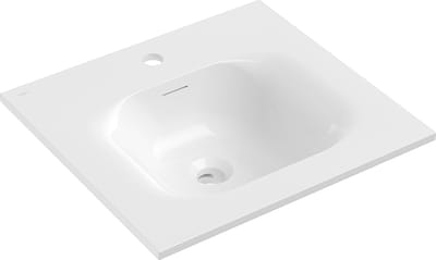 Mexen Vela ingebouwde wastafel 51 x 46,5 cm, wit glans - 25235000