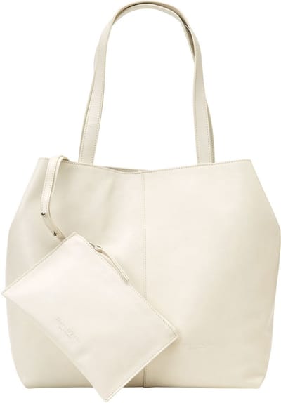 Marc O'Polo Schoudertas Vala Shopper Chalky Sand Crème
