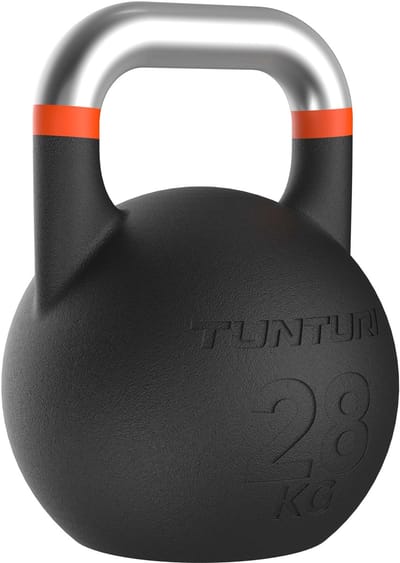 Tunturi Platinum Competition Kettlebell - 28kg - Incl. gratis fitness app