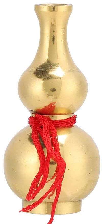 Dailygoods- Kalebas Feng Shui - Decoratie Kantoor - Decoratie Slaapkamer - Huishoudartikel - Opknoping Ornament - Hoogwaardig Messing