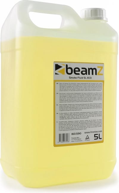 Rookvloeistof - BeamZ universele rookmachine vloeistof - 5L - Geel