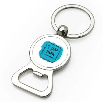 Akyol - liefste papa van de wereld flesopener - Papa - de liefste vader - vader cadeautjes - vaderdag - verjaardag - geschenk - kado - 9 bij 3 cm