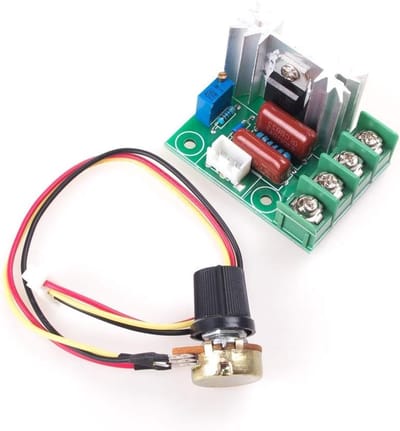 Krachtige 2000W AC 50-220V 25A SCR snelheidregelaar voor motoren, LED-dimmers en thermostaten