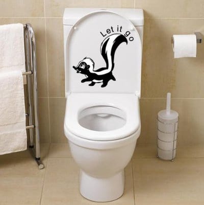 Sticker Stinkdier Let it go toilet | Rosami