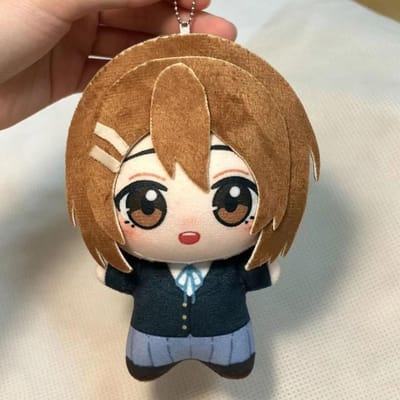 Schattige Hirasawa Yui Pluche Pop 10cm Pluche Ornament Speelgoed Bedrukt Yui Hirasawa Knuffels Hanger Verjaardag Kerstcadeau 10cm brown