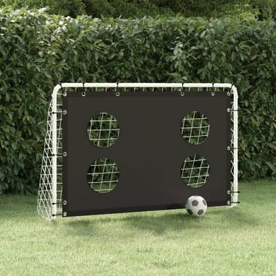 vidaXL - Voetbaldoeltrainingsdoel - 184x61x122 - cm - staal