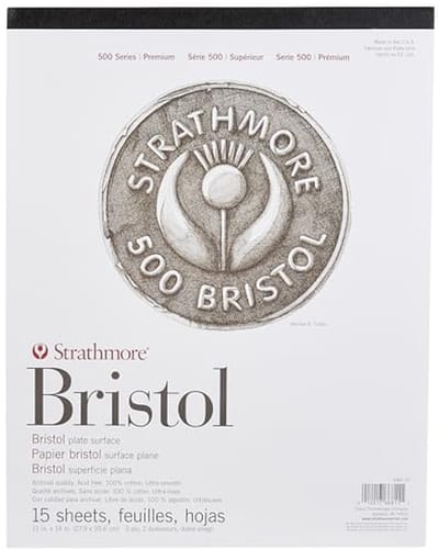 Bristol 500 Serie 2-Ply Papier 11x14 Inch 15V