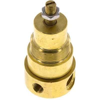 Drukregelaar G1/4'' 330l/min 0.5-8.0bar/7-116psi Messing Gassen Vloeistoffen