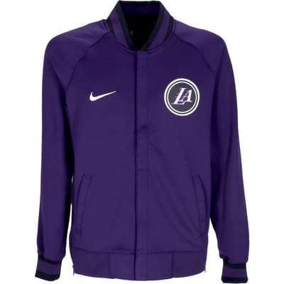 Lichtgewicht college-sweatshirt voor heren Nba City Edition Dri-fit Showtime jack met volledige ritssluiting Loslak Ink/inkt/inkt/wit
