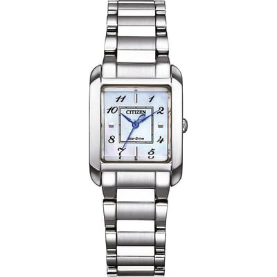 Citizen EW5600-87D Horloge - Staal - Zilverkleurig - Ø 25.5 mm