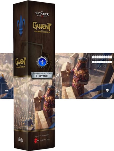 MNKY Entertainment speelmat Gwent kaartspel Northern Realms 290x730.