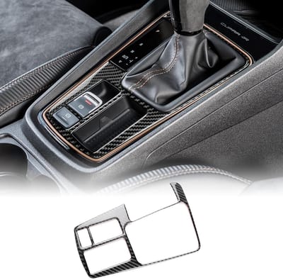 Centraal Console Schakelpaneel Stickerset voor Seat Leon 2017-2019 - Carbon Fiber Accessoires voor Versnellingspook en Interieurdecoratie