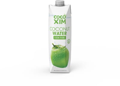 Cocoxim 100% Pure kokoswater - 12x1000ml - pure coconut water - Coco Xim - niet gemaakt uit concentraat en geen toevoegingen - 100% puur
