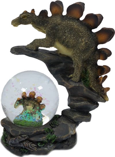 PIA Soft Toys Dino Stegosaurus waterbal - 45 mm - Snowglobe