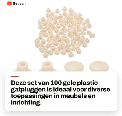 Dailygoods- Gatpluggen 100 Stuks - Ronde Siliconen Pluggen - Afdichtpluggen - Waterdichte Pluggen - Antidiefstal Deurschroefgaten - Geschikt voor Meubelproductie - Afdekkap