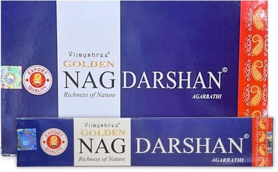 Gouden Nag Darshan Wierook - 12 doosjes van 15gr