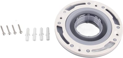 Toilet Flens Reparatieset voor 4" en 5" Pijpen of 3" Afvoerpijp - Eenvoudige Installatie met Siliconen en ABS, Inclusief Sleeve en Wasmachines voor Badkamergebruik
