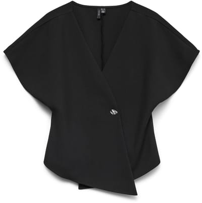 VERO MODA - VMSONJA SS V-NECK TOP WVN EXP - Dames - Blouses