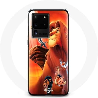 Case voor Samsung Galaxy S20 Ultra The Lion King Simba en Mufasa