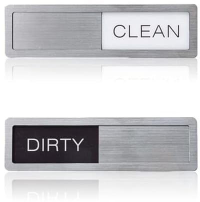 GlamRays Schoon / Vuilig Schuifbord Schoon Vuil Vaatwasser Bord Magneet Bord Vaatwasser Keukenaccessoires Vaatwassermagneet Keuken Gadgets