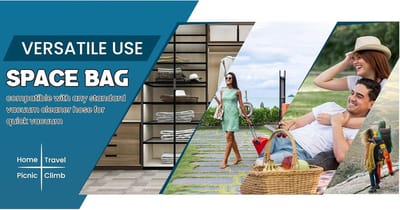 Famanu – Vacuüm opbergzakken voor kleding en beddengoed - herbruikbare ruimtebesparende zakken met handpomp - luchtdichte oplossing voor reizen en thuis (8 stuks Jumbo + pomp)