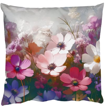 Sierkussens - Kussentjes Woonkamer - 50x50 cm - Bloemen - Kleurrijk - Bloei
