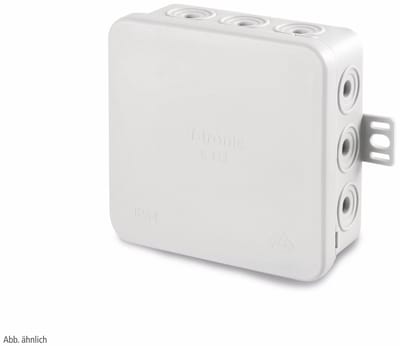 F-Tronic E113 Aftakkast (l x b x h) 85 x 85 x 40 mm Lichtgrijs IP54 10 stuk(s)