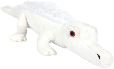 Pia Soft Toys - Pluche Knuffeldier - Krokodil - Wit - 50 cm