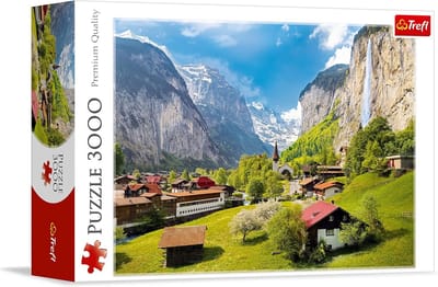 Puzzel 3000 Stukjes Lauterbrunnental in Zwitserland