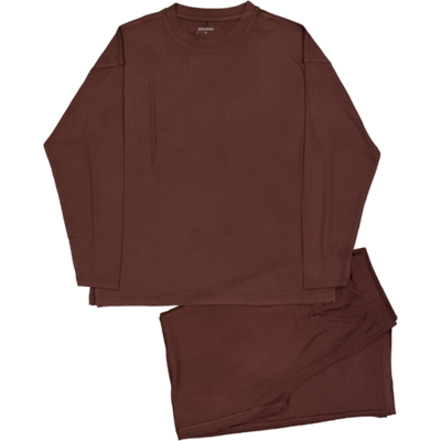 Zeeman Loungepyjama - Bruin Bruin S