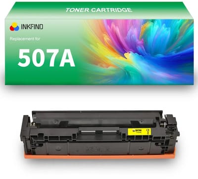 INKFIND 507A (CE402A) Geel tonercartridge compatibel met HP 507A (CE402A) Geel - 1-pack Yellow