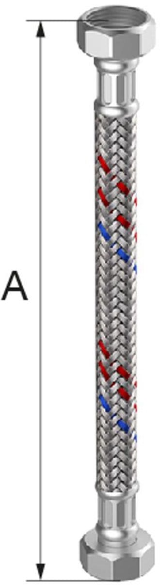 Flamco Meiflex slang met pantser MS-aansl. S/H/K 1 1/4 inch BI x 1 1/4" BI, 500 mm, M5725.1242.50