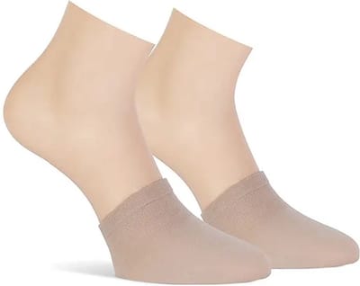 Topsocks teensokjes met katoen kleur: beige