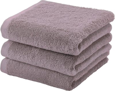 London Handdoek Malva | Roze / Paars / Bruin | Katoen